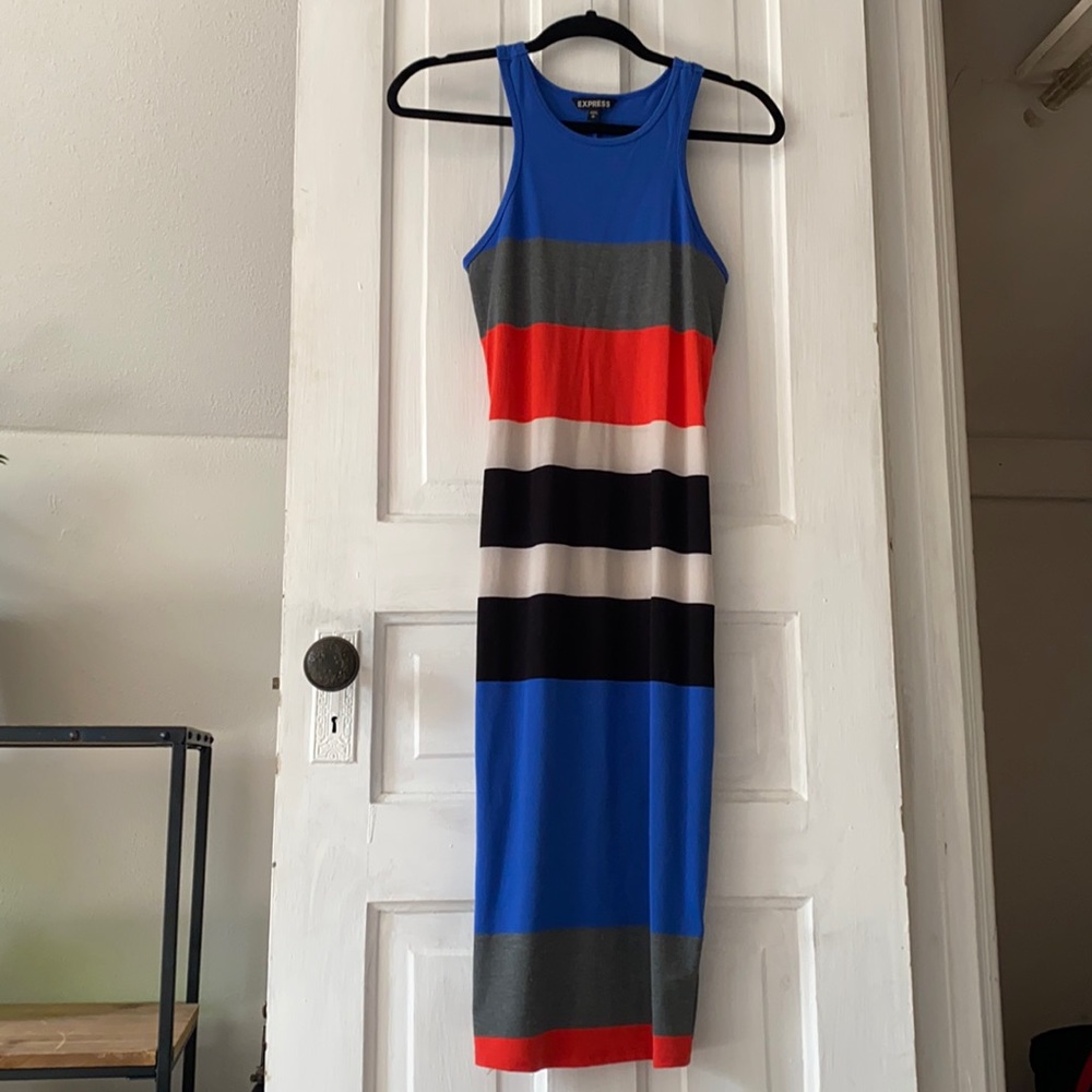 Bodycon multicolored dress
